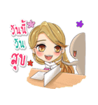 PINKY : Crazy Working Girl.（個別スタンプ：27）