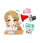 PINKY : Crazy Working Girl.（個別スタンプ：32）