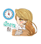 PINKY : Crazy Working Girl.（個別スタンプ：36）