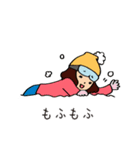 Snow Deerのスノーボード生活（個別スタンプ：13）