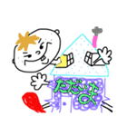 丸顔まーくん（個別スタンプ：11）