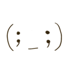 デカ顔文字。（個別スタンプ：14）