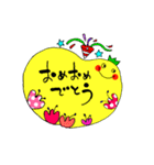 手書きですが。。。（個別スタンプ：15）