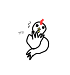 にこにこ、とり、ねこ（個別スタンプ：22）