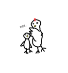 にこにこ、とり、ねこ（個別スタンプ：28）