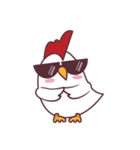 Kai za ( lovely ＆ funny chicken )（個別スタンプ：7）