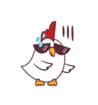 Kai za ( lovely ＆ funny chicken )（個別スタンプ：10）