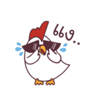Kai za ( lovely ＆ funny chicken )（個別スタンプ：12）