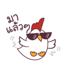 Kai za ( lovely ＆ funny chicken )（個別スタンプ：18）