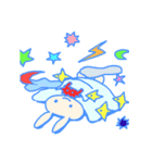 sleeping bunny sticker（個別スタンプ：13）