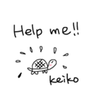 ゆる〜い亀のスタンプけいこバージョン（個別スタンプ：27）