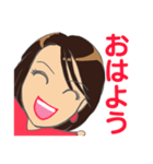 似顔絵スタンプ りかさん（個別スタンプ：1）