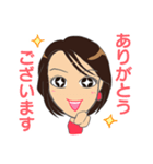 似顔絵スタンプ りかさん（個別スタンプ：5）