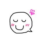 顔ふきだし（個別スタンプ：8）