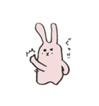 無表情うさぎのうーさん（個別スタンプ：2）