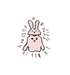 無表情うさぎのうーさん（個別スタンプ：13）