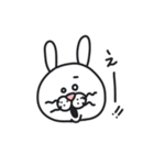 しんぷるゆるうさぎ（個別スタンプ：2）