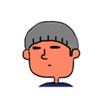 下手カワシリーズ！顔だけリアクション（個別スタンプ：7）