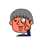 下手カワシリーズ！顔だけリアクション（個別スタンプ：9）
