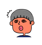 下手カワシリーズ！顔だけリアクション（個別スタンプ：12）