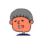 下手カワシリーズ！顔だけリアクション（個別スタンプ：14）