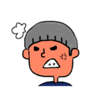 下手カワシリーズ！顔だけリアクション（個別スタンプ：17）