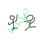 walking sticks figure（個別スタンプ：6）