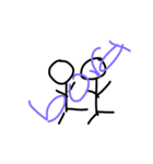 walking sticks figure（個別スタンプ：7）