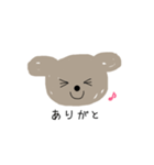シンプル犬（個別スタンプ：3）