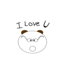 Little bear so cute（個別スタンプ：12）