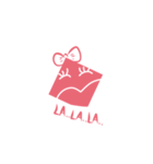 Pinky girl expression（個別スタンプ：2）