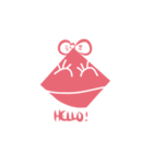 Pinky girl expression（個別スタンプ：5）