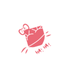 Pinky girl expression（個別スタンプ：8）