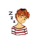 John, The Handsome Boy（個別スタンプ：12）