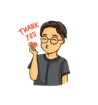 John, The Handsome Boy（個別スタンプ：16）