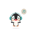 Happy winter penguin.（個別スタンプ：4）