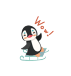 Happy winter penguin.（個別スタンプ：6）