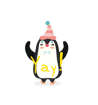 Happy winter penguin.（個別スタンプ：7）