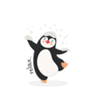 Happy winter penguin.（個別スタンプ：9）