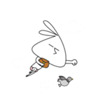 Simple Life Miss Rabbit（個別スタンプ：1）