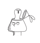 Simple Life Miss Rabbit（個別スタンプ：17）
