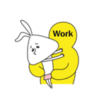 Simple Life Miss Rabbit（個別スタンプ：18）