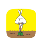 Simple Life Miss Rabbit（個別スタンプ：21）