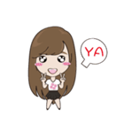 The girl next the door ting（個別スタンプ：4）