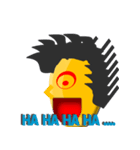 Happy and cheerful（個別スタンプ：4）