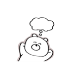 Bear wearing a negative aura（個別スタンプ：6）