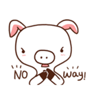 Little piggy's life！（個別スタンプ：36）