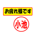 使ってポン、はんこだポン(小池さん用)（個別スタンプ：5）