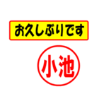 使ってポン、はんこだポン(小池さん用)（個別スタンプ：24）