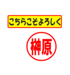 使ってポン、はんこだポン(榊原さん用)（個別スタンプ：12）